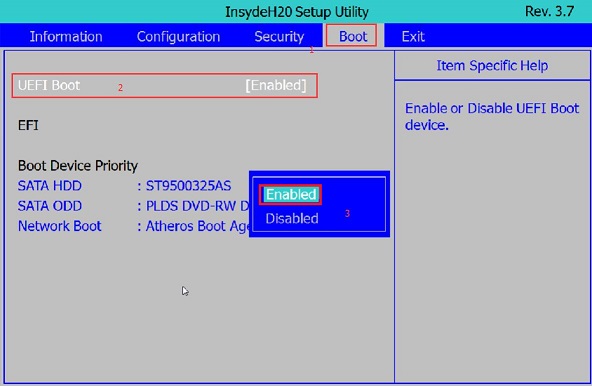 U盤啟動uefi設(shè)置BIOS