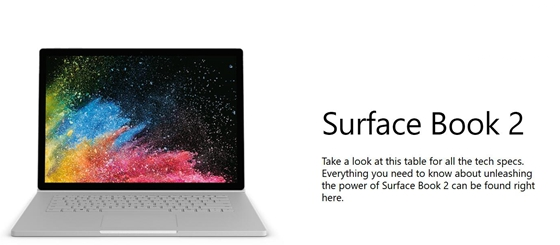 微軟在全球多地開賣128GB硬盤Surface Book 2