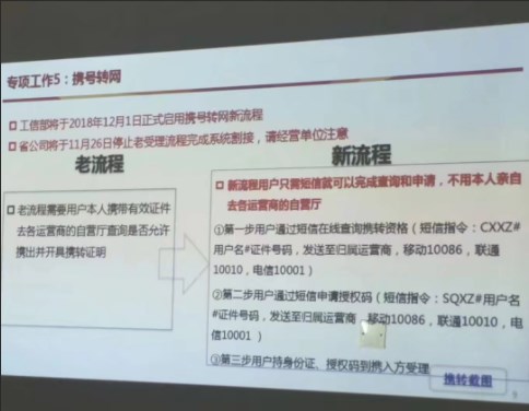 12月1日，工信部正式啟用攜號轉網新流程，超便捷